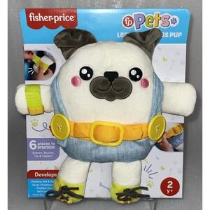Fisher-Price Fp Pets Learn-To-Dress Pup Preschool Fine Motor Toy For Ages 2+ NEW